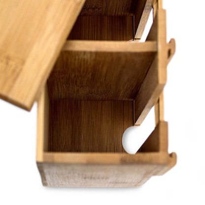 Artikelbild 5 für relaxdays Teebeutelspender braun, 1 St., Artikelnummer 400281