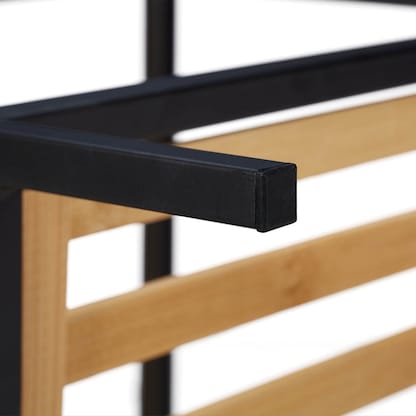 Artikelbild 5 für relaxdays Beistellregal braun, schwarz 39,0 x 32,5 x 95,0 cm, 1 St., Artikelnummer 521041