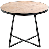 Artikelbild 1 für HAKU Möbel Beistelltisch rund MDF-Platte bergen-eiche 60,0 x 60,0 x 48,0 cm, 1 St., Artikelnummer 142249