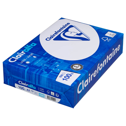 Artikelbild 2 für Clairefontaine Kopierpapier Clairalfa DIN A3 100 g/qm 500 Blatt, Artikelnummer 215319