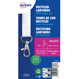 Artikelbild 1 für AVERY Zweckform Lanyards 4842W, Karabiner, weiß, 10 St., Artikelnummer 607307