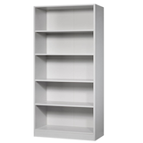 Artikelbild 1 für HAMMERBACHER Aktenregal 6400 lichtgrau 100,0 x 40,0 x 200,4 cm, 1 St., Artikelnummer 861075