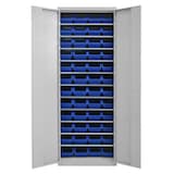 Artikelbild 1 für ADB Stahlschrank 40825 lichtgrau 11 Fachböden 71,0 x 30,0 x 195,0 cm, teilzerlegt, 1 St., Artikelnummer 674958