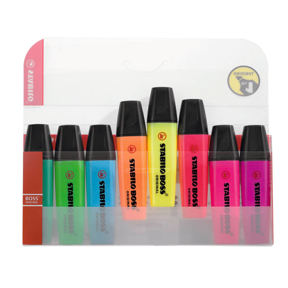 Artikelbild 3 für STABILO BOSS ORIGINAL Textmarker farbsortiert, 8 St., Artikelnummer 572362