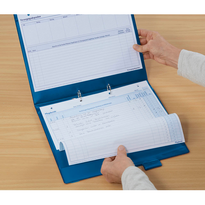 Artikelbild 8 für BOI Click-Plus Ambulant Patienten-Dokumentationsmappe 2-Ringe blau 3,5 cm DIN A4, 1 St., Artikelnummer 667067