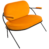 Artikelbild 1 für meet powered by PAPERFLOW 2-Sitzer Sofa SATURNE safran schwarz Stoff 118,0 x 73,0 x 88,0 cm, 1 St., Artikelnummer 231153