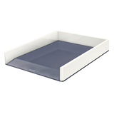 Artikelbild 1 für LEITZ Briefablage WOW Duo Colour perlweiß/grau DIN A4, 1 St., Artikelnummer 313484
