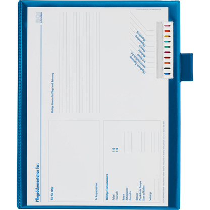 Artikelbild 9 für BOI Click-Plus Ambulant Patienten-Dokumentationsmappe 2-Ringe blau 3,5 cm DIN A4, 1 St., Artikelnummer 667067