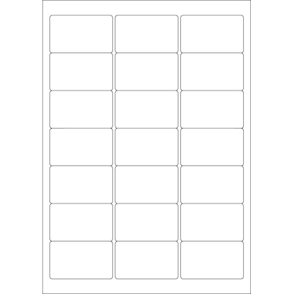 Artikelbild 7 für HERMA Adressetiketten 5074 weiß 63,5 x 38,1 mm, 25 Blatt, Artikelnummer 191049