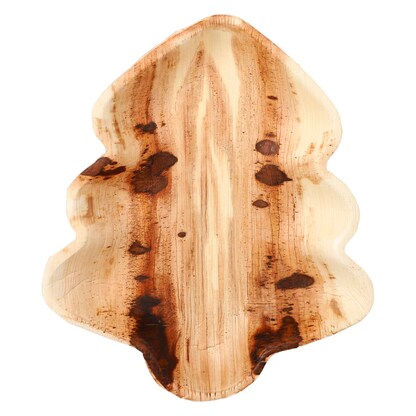 Artikelbild für PAPSTAR Palmblatt-Teller pure natur 21,2 x 24,3 cm, 6 St., Artikelnummer 313126