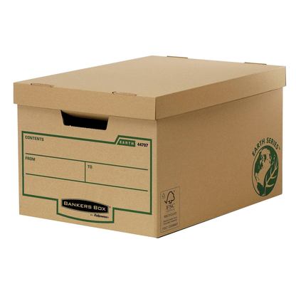 Artikelbild 2 für Bankers Box Archivboxen Earth Series braun 33,5 x 47,0 x 27,1 cm, 10 St., Artikelnummer 251285