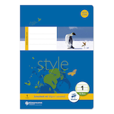 Artikelbild 1 für Staufen® Schulhefte Style Lineatur 1 liniert DIN A5 ohne Rand, 16 Blatt, 1 St., Artikelnummer 242757