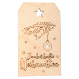 Artikelbild 1 für Rayher Geschenkanhänger natur Holz 