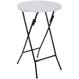 Artikelbild 1 für Garden Pleasure MUFARO Stehtisch rund Kunststoff weiß 60,0 x 60,0 x 107,0 cm, 1 St., Artikelnummer 544249