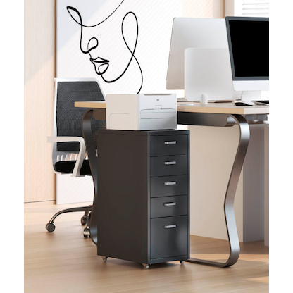 Artikelbild 3 für FlexiSpot Rollcontainer schwarz 5 Auszüge 28,0 x 41,0 x 69,0 cm, Artikelnummer 656409