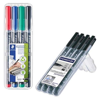Artikelbild für STAEDTLER Lumocolor Folienstifte-Set farbsortiert permanent, 1 Set, Artikelnummer 295436