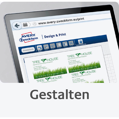 Artikelbild 3 für AVERY Zweckform Visitenkarten C32011-25 matt weiß 200 g/qm, 250 St., Artikelnummer 626135