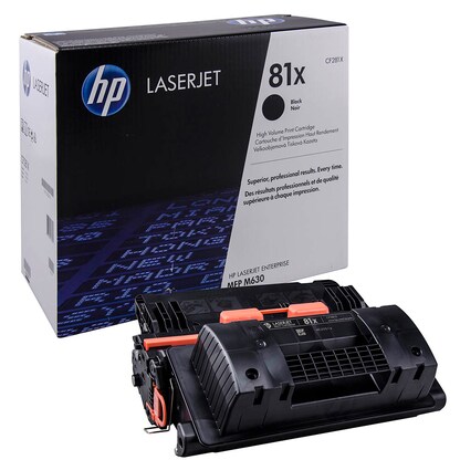 Artikelbild für HP 81X (CF281X) schwarz Tonerkartusche, Artikelnummer 106284