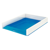 Artikelbild 1 für LEITZ Briefablage WOW Duo Colour perlweiß/blau DIN A4, 1 St., Artikelnummer 313508