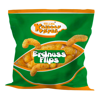 Artikelbild 2 für HELLMA Erdnuss Flips 80x 8,0 g, Artikelnummer 392555