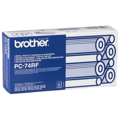 Artikelbild 2 für brother PC-74RF schwarz Thermo-Druckfolien, 4 Rollen, Artikelnummer 716001