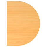 Artikelbild 1 für HAMMERBACHER Anbautisch höhenverstellbar Savona buche, silber halbrund 60,0 x 80,0 x 65,5 - 82,5 cm, Artikelnummer 641295