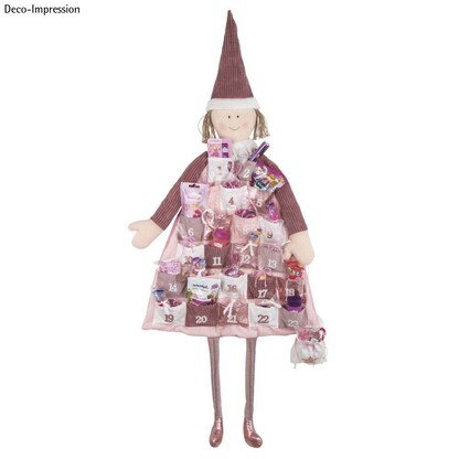 Artikelbild 2 für Rayher Adventskalender zum Aufhängen rosa, Artikelnummer 928756