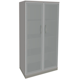 Artikelbild 1 für fm Aktenschrank Sidney, 4260267328972 lichtgrau, Acrylglas satiniert 3 Fachböden 80,0 x 44,2 x 151,7 cm, Artikelnummer 371991