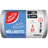 Artikelbild 1 für GUT&GÜNSTIG Kosmetikbeutel 5,0 l transparent, 60 St., Artikelnummer 988459