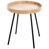 Artikelbild 1 für HAKU Möbel Beistelltisch rund MDF-Platte eiche 40,0 x 40,0 x 45,0 cm, 1 St., Artikelnummer 142347