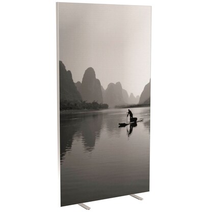 Artikelbild für PAPERFLOW Trennwand easyScreen Black & White, 61243 bunt 94,0 x 173,4 cm, 1 St., Artikelnummer 206309