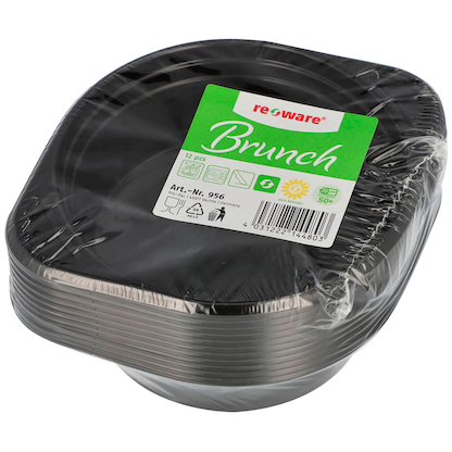 Artikelbild 2 für PROPAC Mehrweg-Suppenteller schwarz 500 ml, 12 St., Artikelnummer 888822