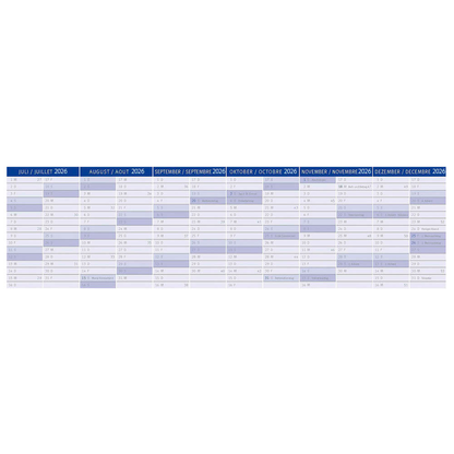 Artikelbild 4 für Tischquerkalender Standard 2026, 3 St., Artikelnummer 550396