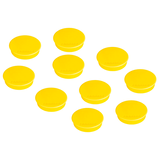 Artikelbild 1 für FRANKEN Magnet gelb, Kunststoff Ø 3,8 cm, 10 St., Artikelnummer 670439
