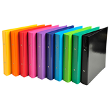 Artikelbild 1 für Exacompta Iderama Ringbücher 2-Ringe farbsortiert 3,5 cm DIN A5 hoch, 10 St., Artikelnummer 681087