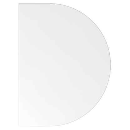 Artikelbild für HAMMERBACHER Anbautisch höhenverstellbar Haziender weiß, silber halbrund 60,0 x 80,0 x 65,5 - 82,5 cm, Artikelnummer 632450