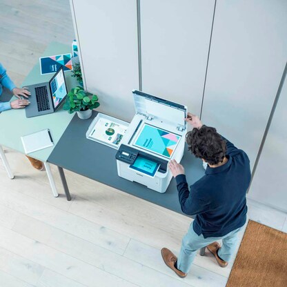 Artikelbild 6 für brother DCP-L3520CDW 3 in 1 Farblaser-Multifunktionsdrucker grau, Artikelnummer 163818