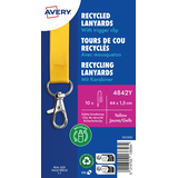 Artikelbild 1 für AVERY Zweckform Lanyards 4842Y, Karabiner, gelb, 10 St., Artikelnummer 607246