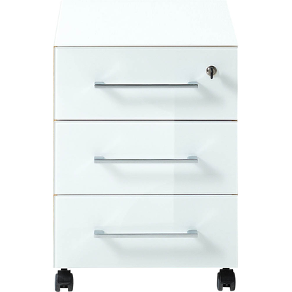 Artikelbild 5 für GERMANIA Monteria Rollcontainer navarra-eiche, weiß 3 Auszüge 40,0 x 50,0 x 55,0 cm, Artikelnummer 121444