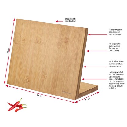Artikelbild 4 für WESTMARK Messerblock braun, 1 St., Artikelnummer 996744