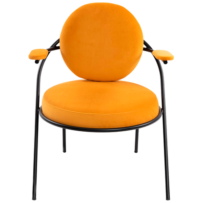 Artikelbild 2 für meet powered by PAPERFLOW Sessel SATURNE safran schwarz Stoff 70,0 x 73,0 x 88,0 cm, 1 St., Artikelnummer 231518