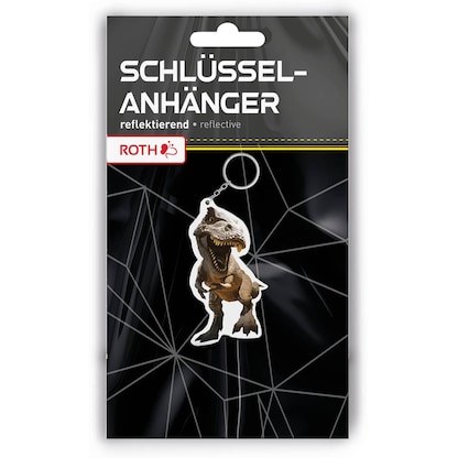 Artikelbild 2 für ROTH Reflektor-Anhänger Tyrannosaurus braun, Artikelnummer 581219
