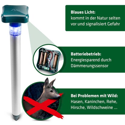 Artikelbild 5 für GARDIGO Wildtier-Vertreiber 360° Tierabwehrmittel, Artikelnummer 796908