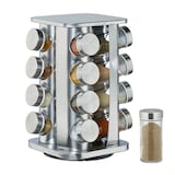 Artikelbild 1 für relaxdays Gewürzkarussell silber, 1 Set, Artikelnummer 361557