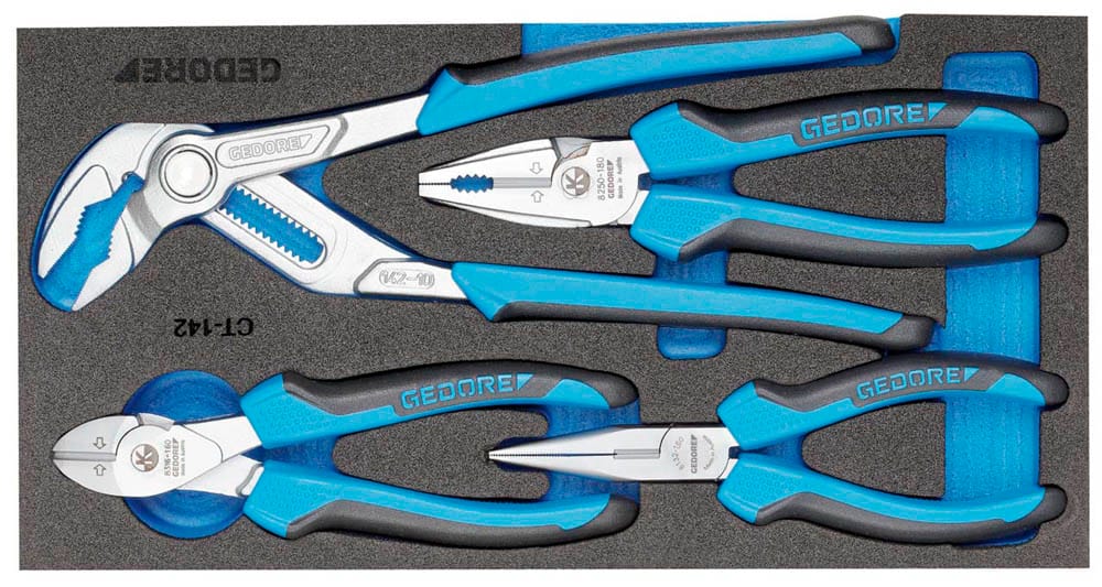 Gedore 1500 CT1-7 R 7 Piece Ratchet Combination Spanner Module Set 8 - View #11