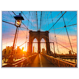 Artikelbild 1 für PAPERFLOW Wandbild Brooklyn Bridge, Aluminium, Kunstglas, Artikelnummer 429249