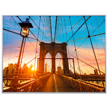 Artikelbild für PAPERFLOW Wandbild Brooklyn Bridge, Aluminium, Kunstglas, Artikelnummer 429249