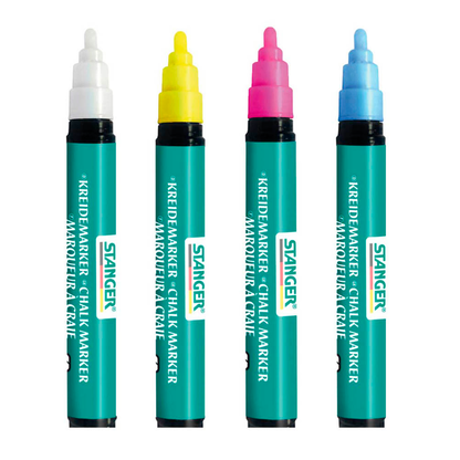 Artikelbild 2 für STANGER small Kreidemarker farbsortiert 2,0 - 6,0 mm, 4 St., Artikelnummer 386207