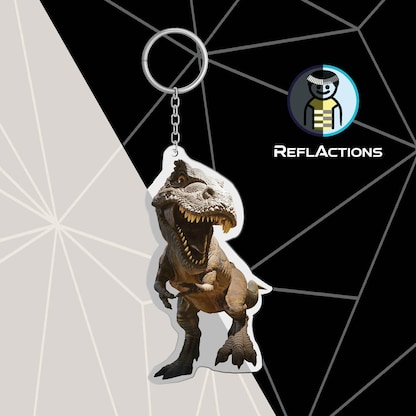 Artikelbild 4 für ROTH Reflektor-Anhänger Tyrannosaurus braun, Artikelnummer 581219