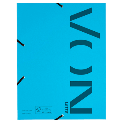 Artikelbild 6 für VON LEITZ Eckspanner DIN A4 hellblau, 1 St., Artikelnummer 669877